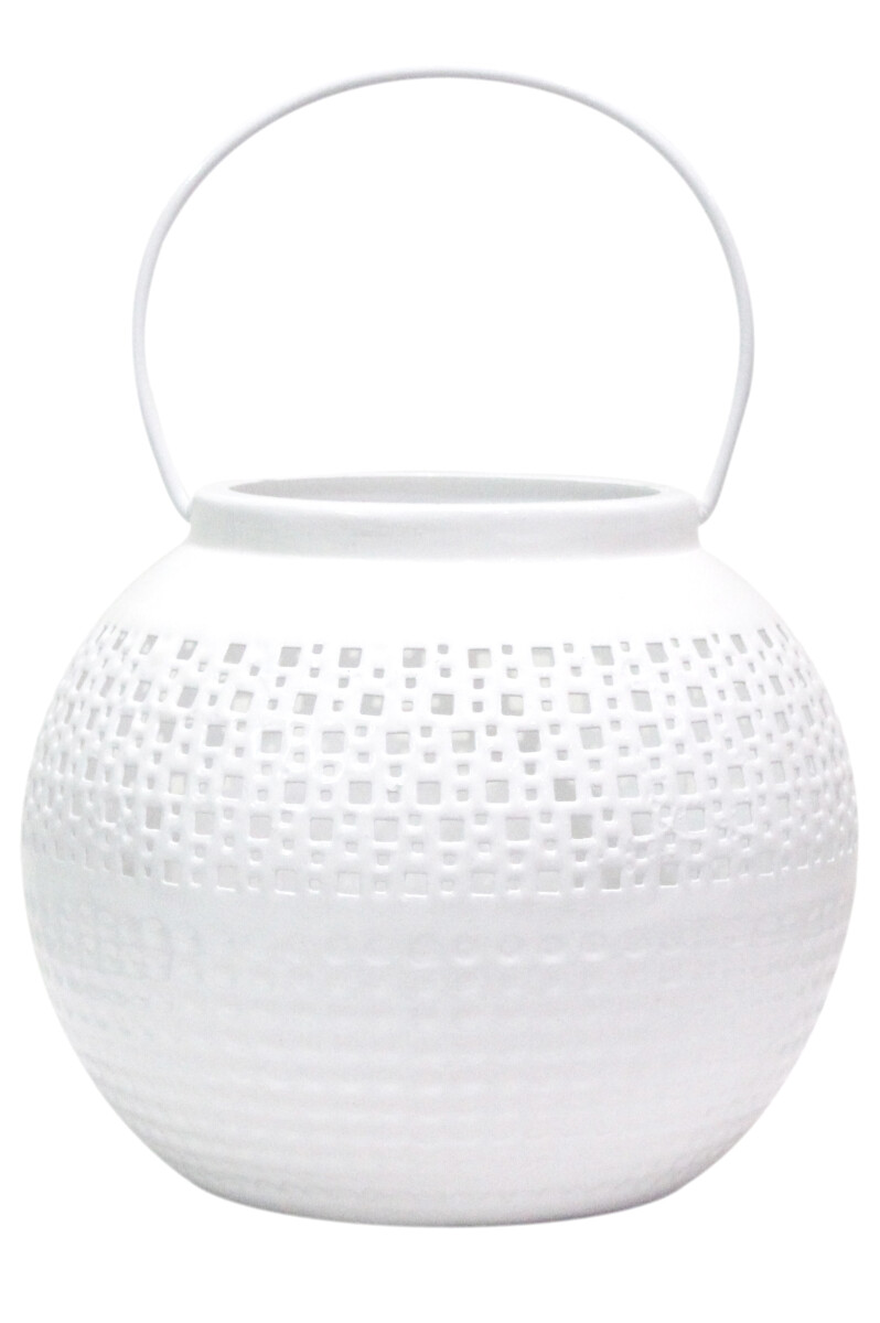 Bamika White Oriental Indian Lantern box