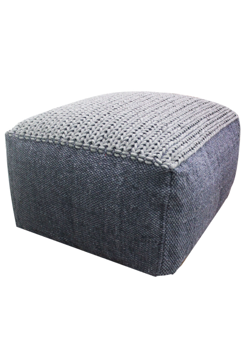 Bailee 60 cm Square Gray Floor Cushion