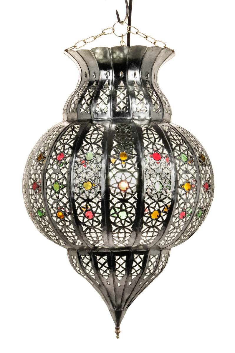 Jilan Silver Pendant Light, 42 cm | Moro box