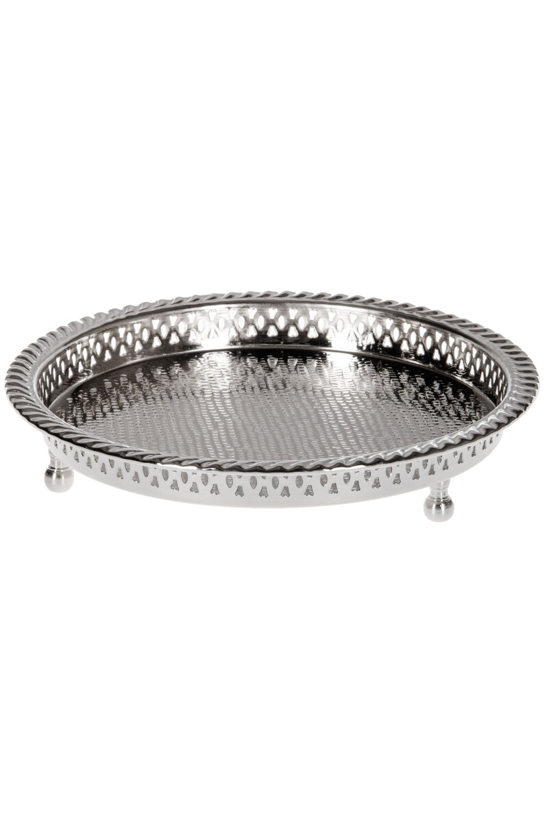 Mahra Oriental Silver Tray, 27 cm box