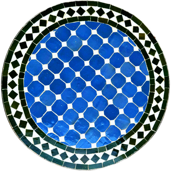 Blue and Black