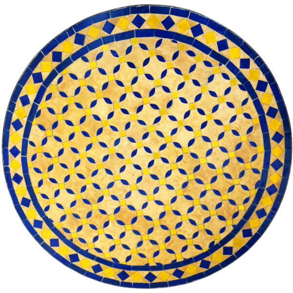 Beige, Blue, Yellow